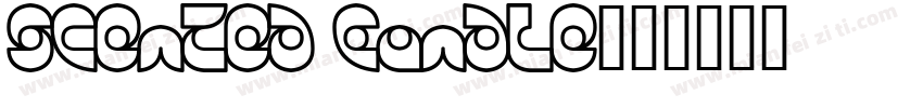 Scented Candle字体转换